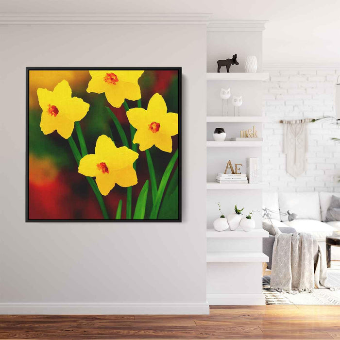 Abstract Daffodils #001 - Kanvah
