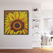 Abstract Sunflower #007 - Kanvah