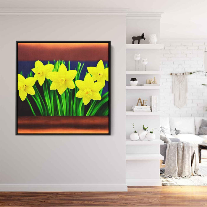 Pencil Drawing Daffodils #001 - Kanvah