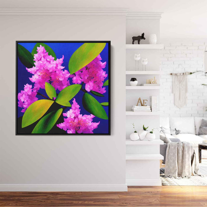 Cubist Oil Rhododendron #001 - Kanvah