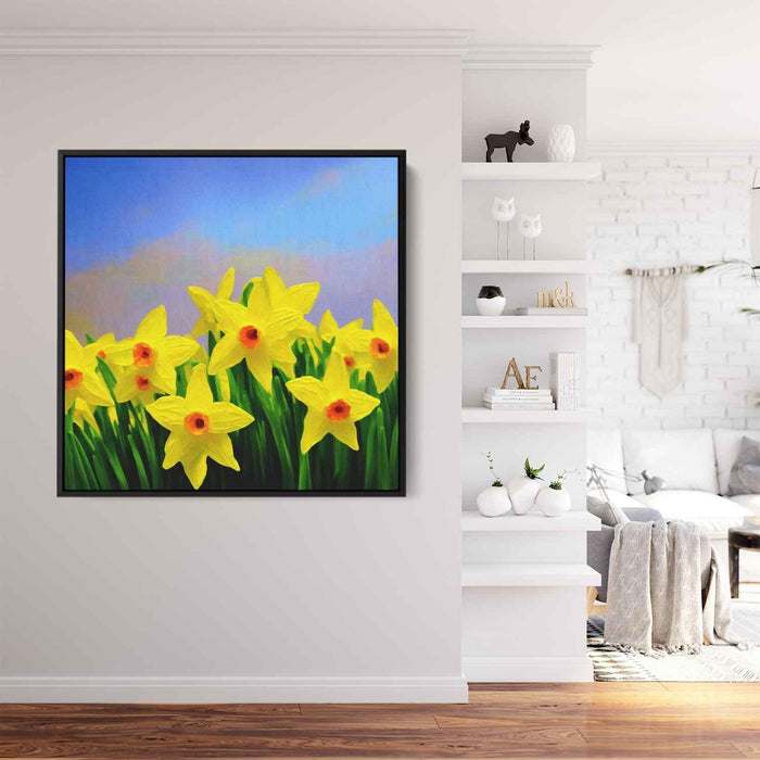 Daffodils Oil Painting #001 - Kanvah