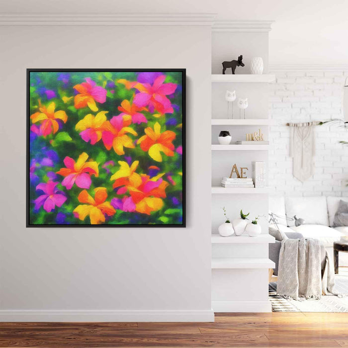 Tropical Flowers Oil Painting #003 - Kanvah