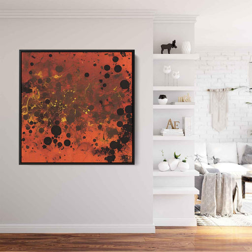 Orange Abstract Splatter #021 - Kanvah