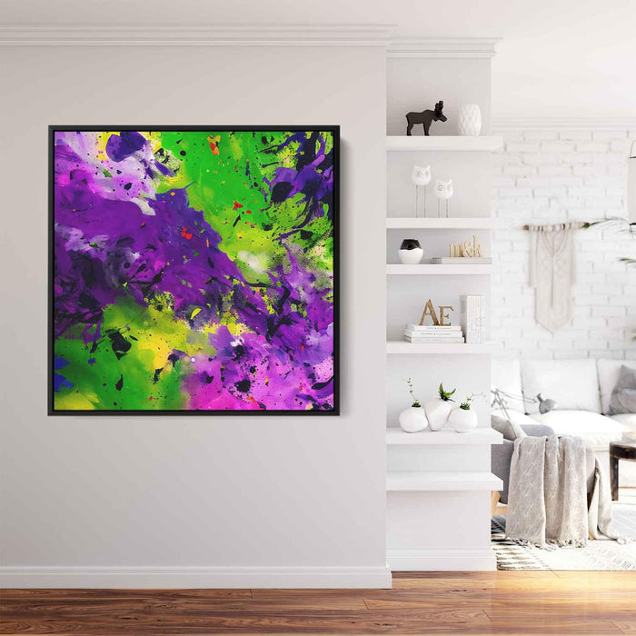 Purple Abstract Splatter #001 - Kanvah