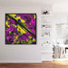 Purple Abstract Splatter #007 - Kanvah