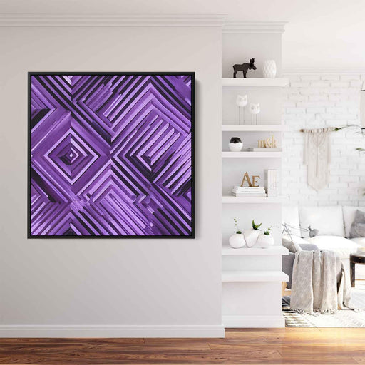 Purple Geometric Abstract #007 - Kanvah