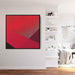 Red Geometric Abstract #003 - Kanvah