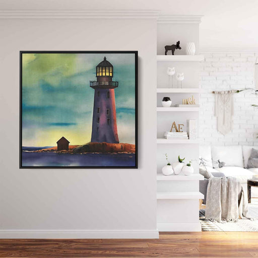 Watercolor Lighthouse #005 - Kanvah
