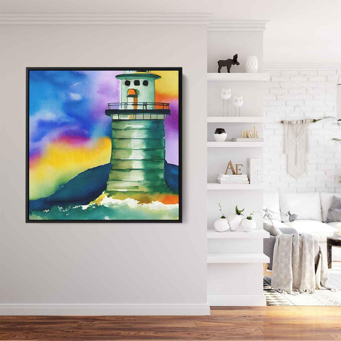 Watercolor Lighthouse #013 - Kanvah