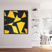 Yellow Geometric Abstract #013 - Kanvah