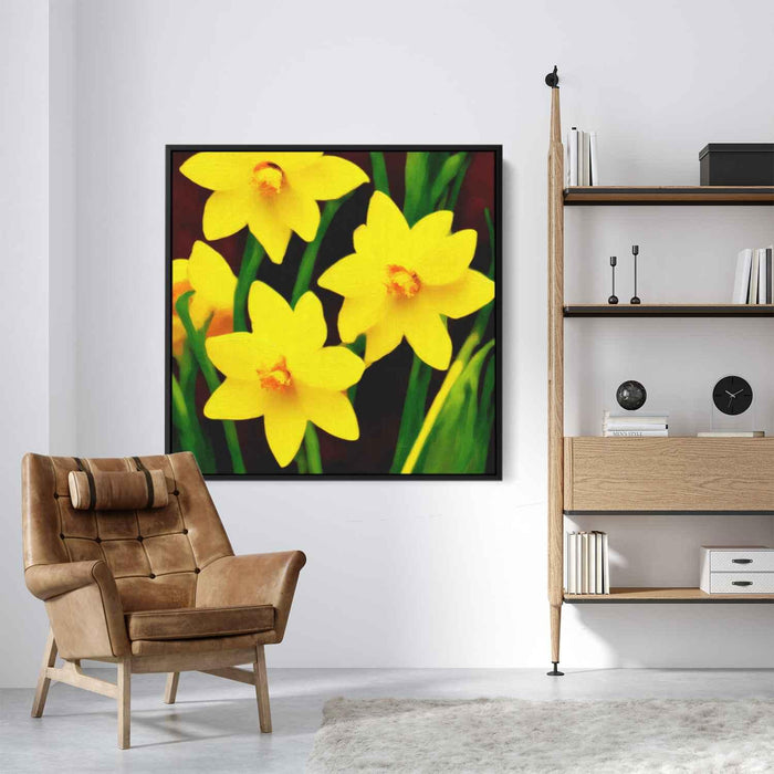 Abstract Daffodils #005 - Kanvah