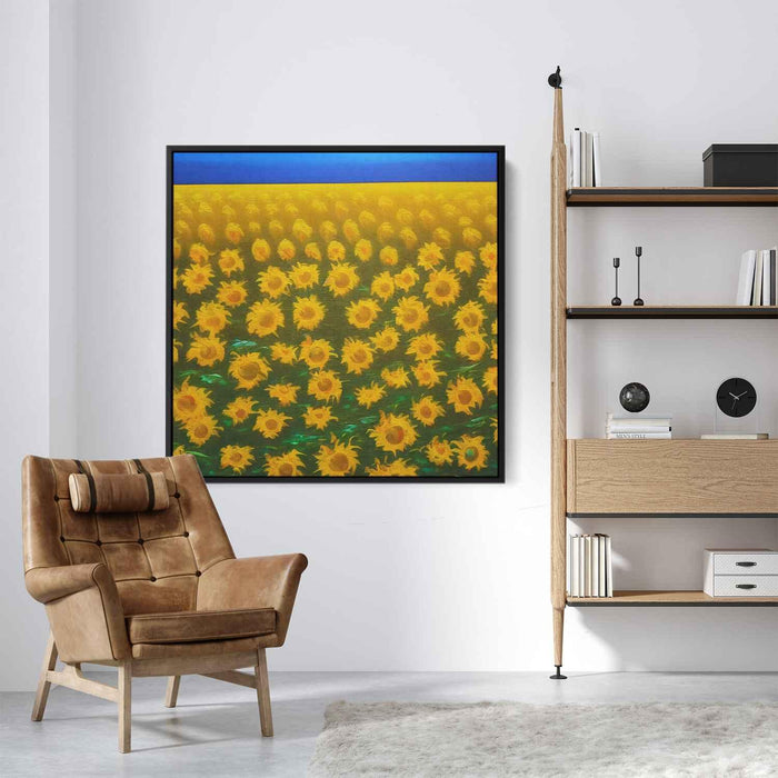 Abstract Sunflower #003 - Kanvah