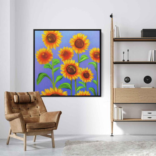 Abstract Sunflower #019 - Kanvah