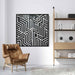 Black and White Geometric #021 - Kanvah