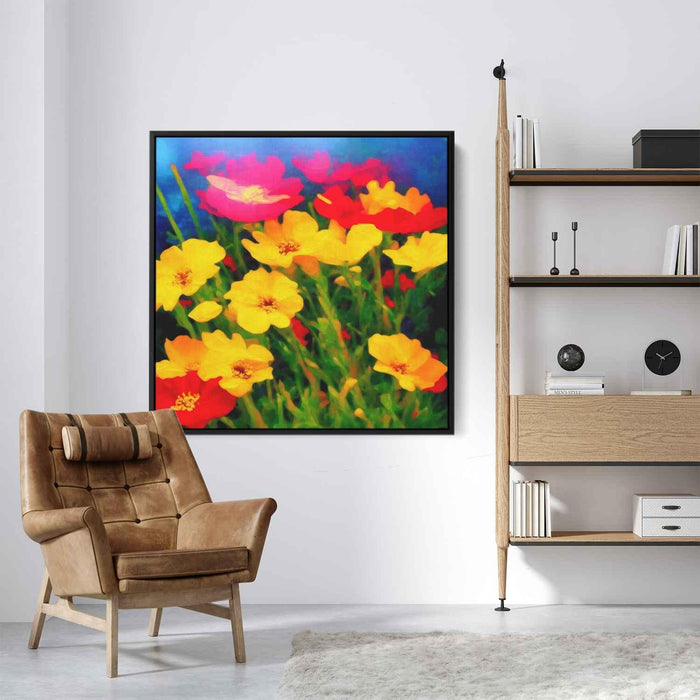 Contemporary Oil Wild Flowers #003 - Kanvah