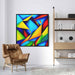 Cubist Oil Birds of Paradise #003 - Kanvah