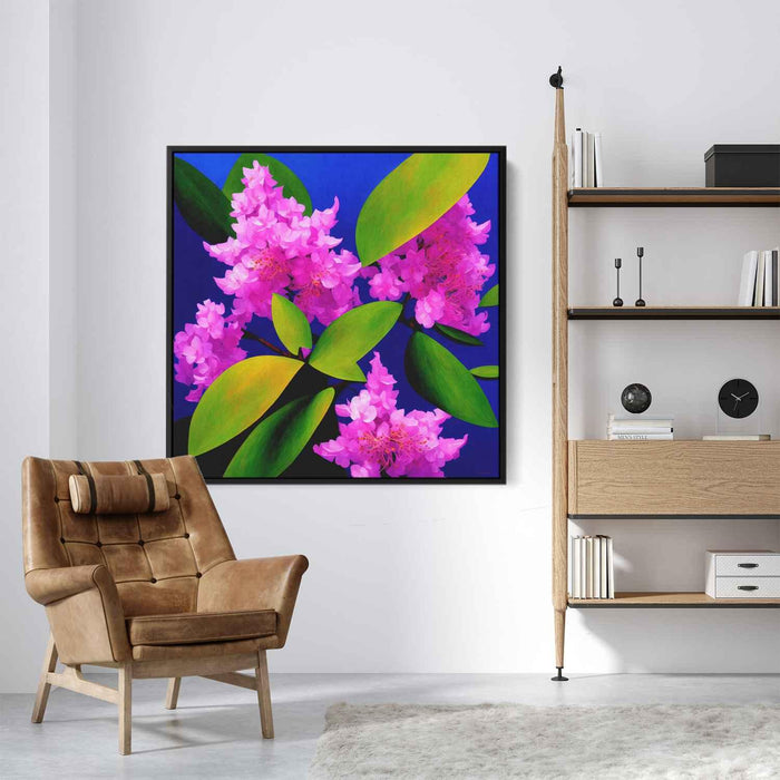 Cubist Oil Rhododendron #001 - Kanvah
