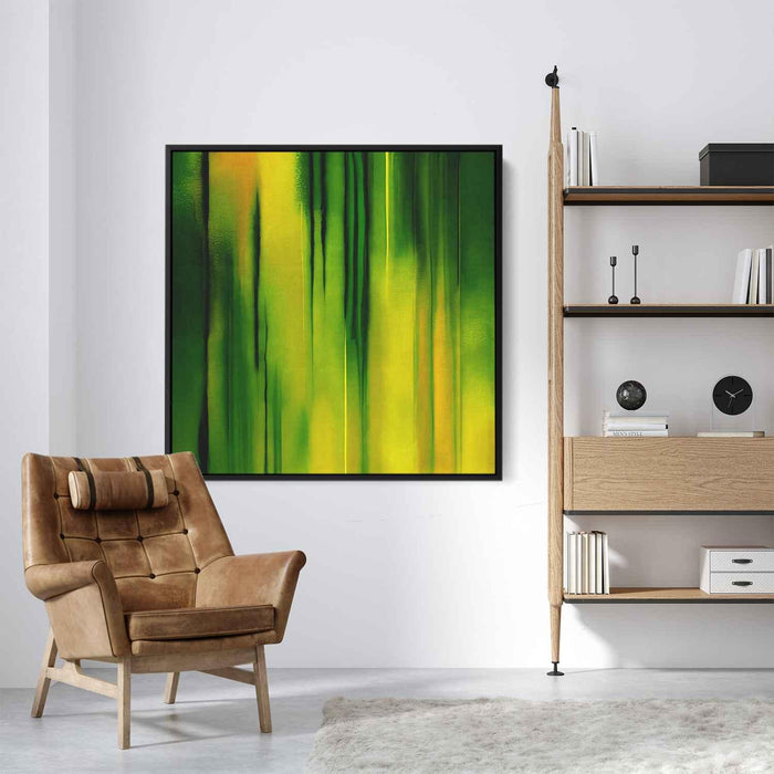 Green Abstract Print #007 - Kanvah