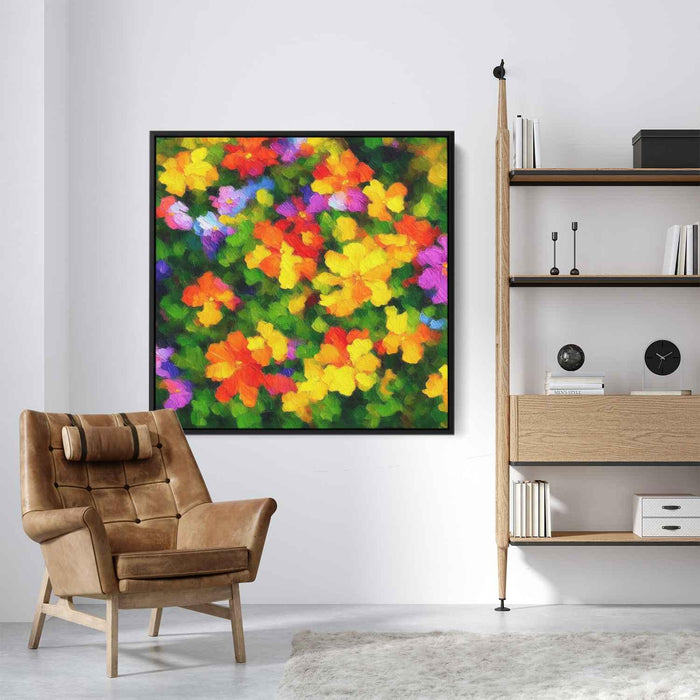 Impressionist Oil Tropical Flowers #007 - Kanvah