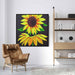 Line Art Sunflower #003 - Kanvah