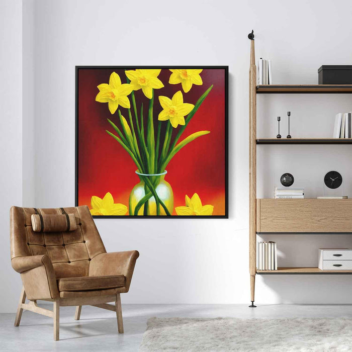 Daffodils Oil Painting #005 - Kanvah