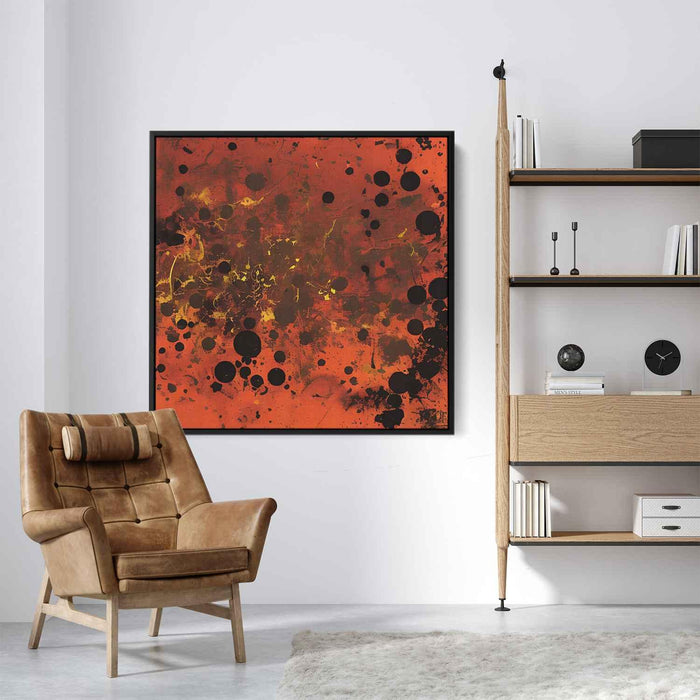 Orange Abstract Splatter #021 - Kanvah