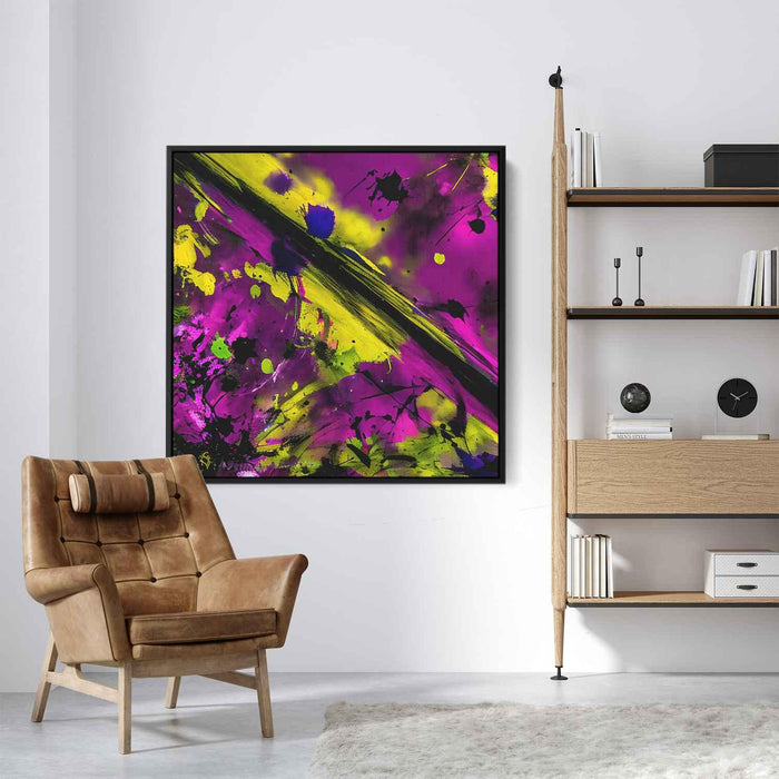 Purple Abstract Splatter #007 - Kanvah