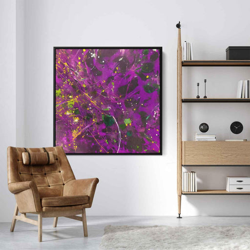 Purple Abstract Splatter #015 - Kanvah