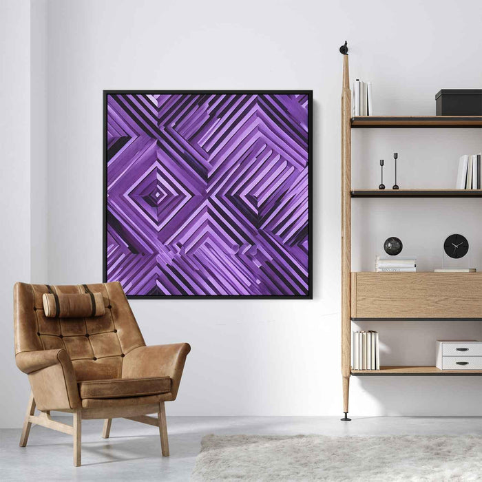 Purple Geometric Abstract #007 - Kanvah