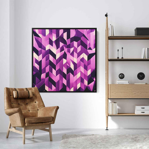 Purple Geometric Abstract #011 - Kanvah