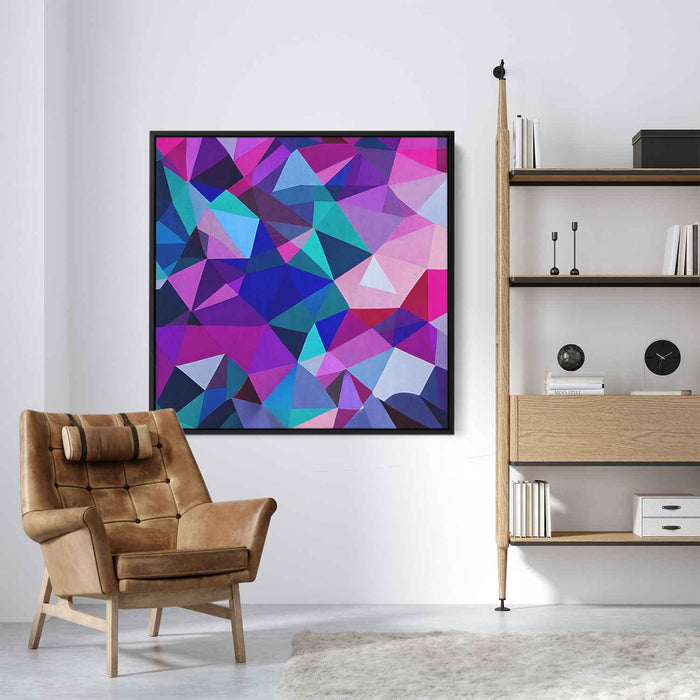 Purple Geometric Abstract #015 - Kanvah