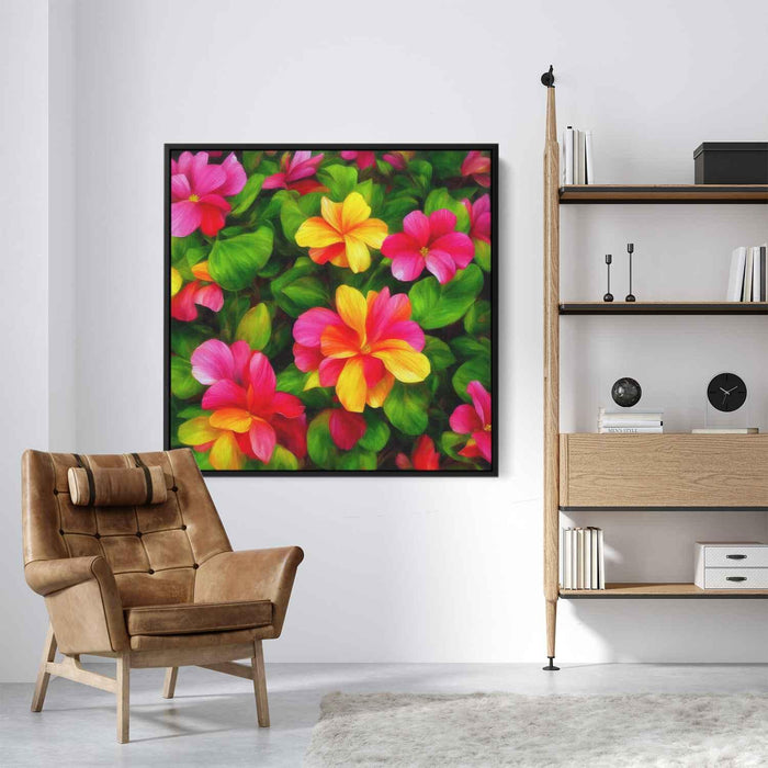 Realistic Oil Tropical Flowers #001 - Kanvah