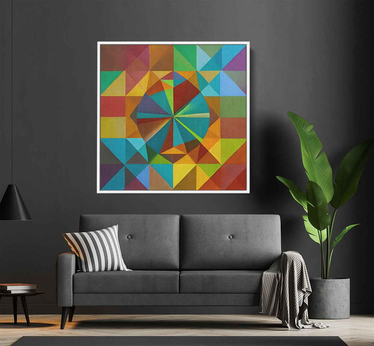 Abstract Geometric Triangles #001 - Kanvah