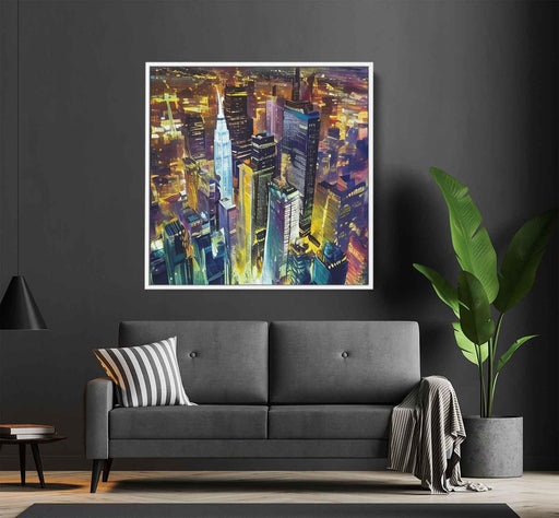 Abstract New York City Skyline #023 - Kanvah