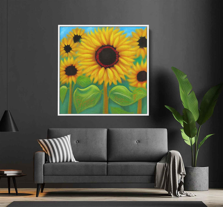 Abstract Sunflower #015 - Kanvah