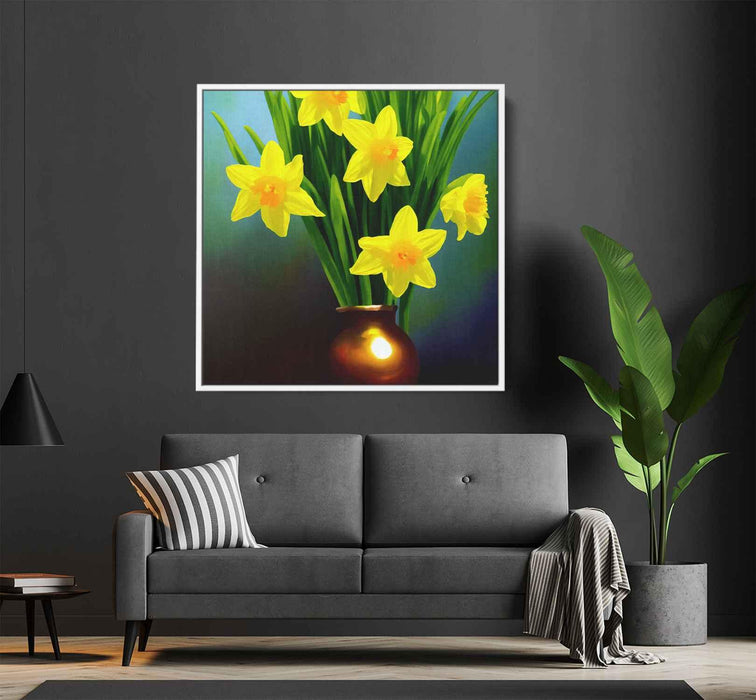 Acrylic Daffodils #003 - Kanvah