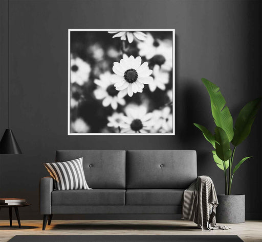 Black and White Wild Flowers #005 - Kanvah