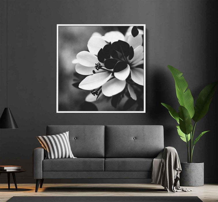 Black and White Rhododendron #001 - Kanvah