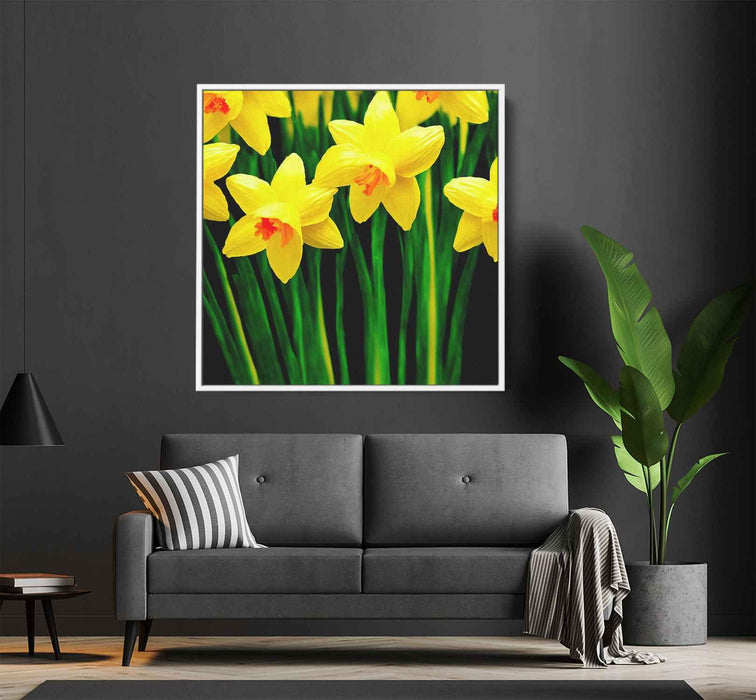 Contemporary Oil Daffodils #005 - Kanvah