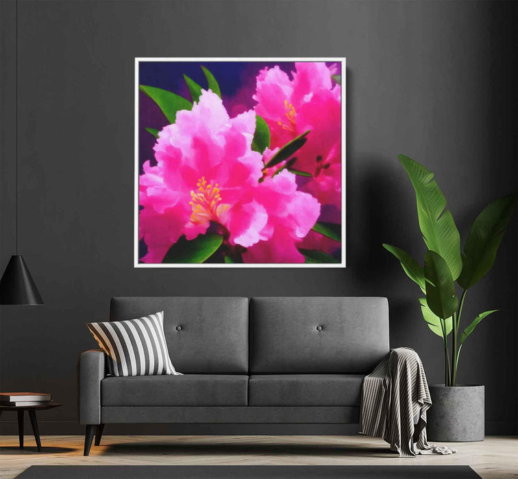 Impressionist Oil Rhododendron #001 - Kanvah