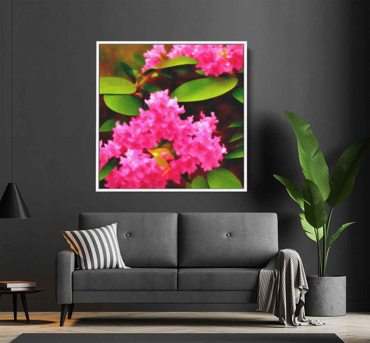 Impressionist Oil Rhododendron #003 - Kanvah