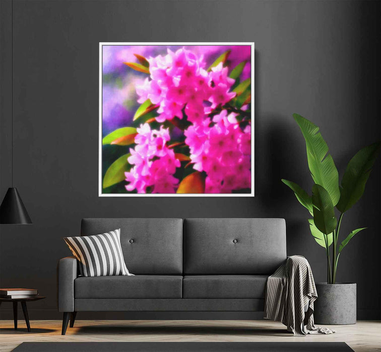 Impressionist Oil Rhododendron #005 - Kanvah