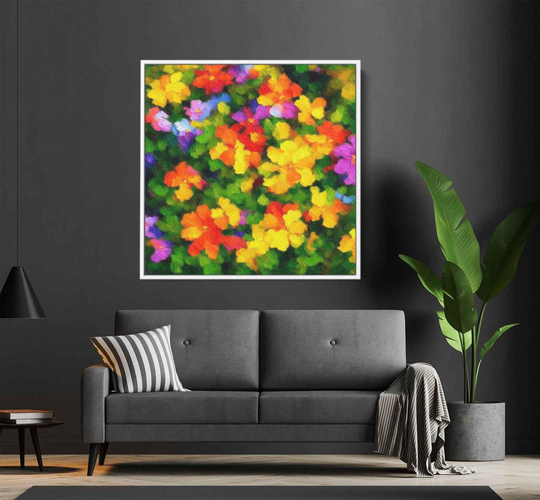 Impressionist Oil Tropical Flowers #007 - Kanvah