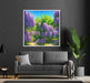 Impressionist Oil Wisteria #001 - Kanvah