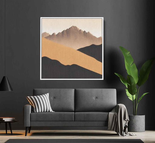 Line Art Desert Mountains #027 - Kanvah