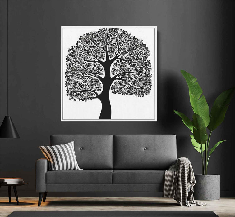 Line Art Tree #015 - Kanvah