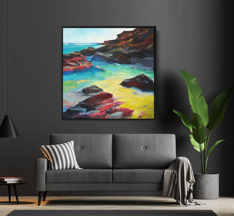 Abstract Rocky Beach #113 - Kanvah