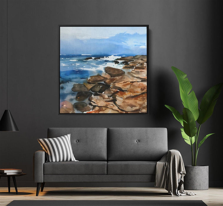 Abstract Rocky Beach #127 - Kanvah