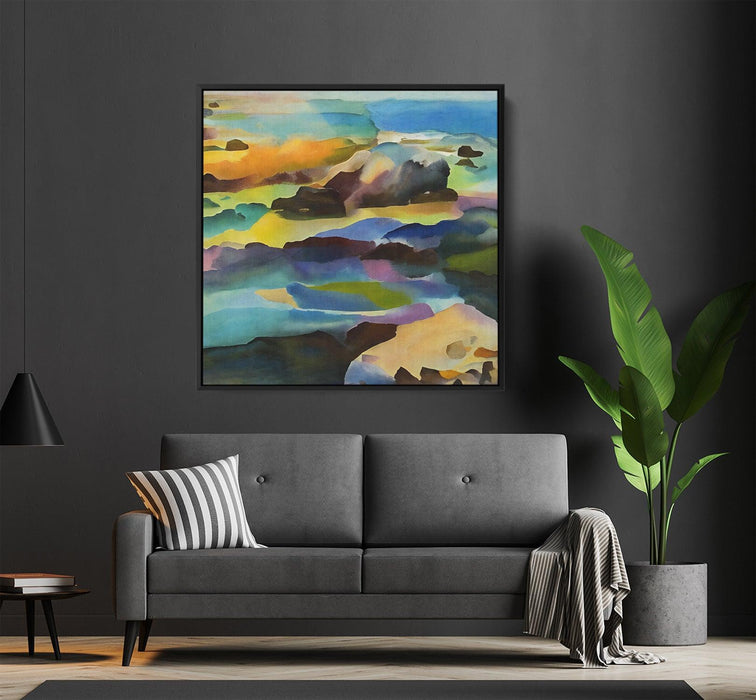 Abstract Rocky Beach #163 - Kanvah