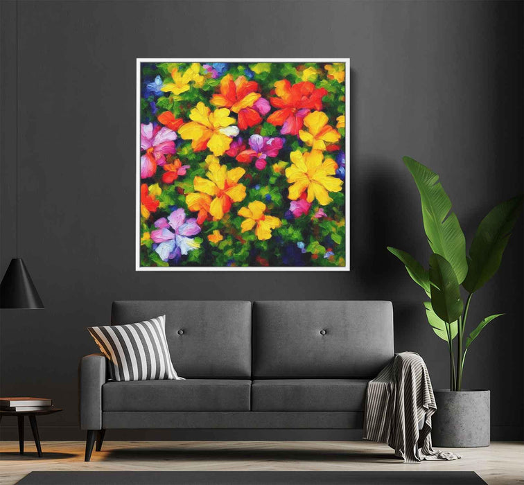 Tropical Flowers Oil Painting #005 - Kanvah